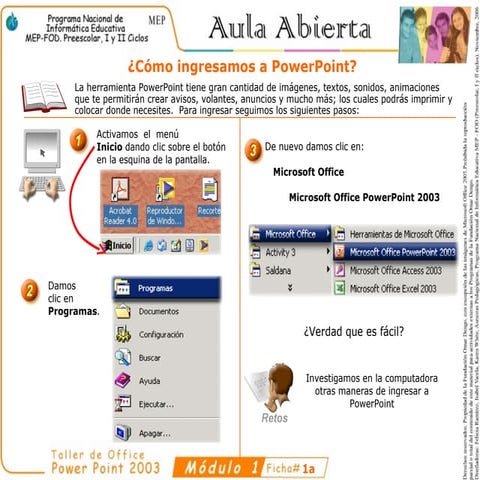 Fichas sin audio power point