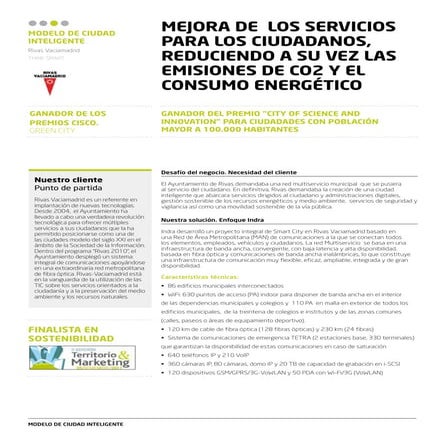 INDRA. MEJORA DE  LOS SERVICIOS RARA LOS CIUDADANOS, REDUCIENDO A SU VEZ LAS ...