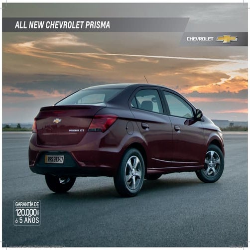 Ficha técnica Chevrolet Prisma 2017