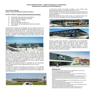 Ficha Técnica -  Centro Cultural de...