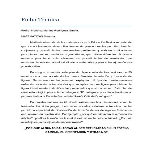 Micro clase matematicas | DOCX