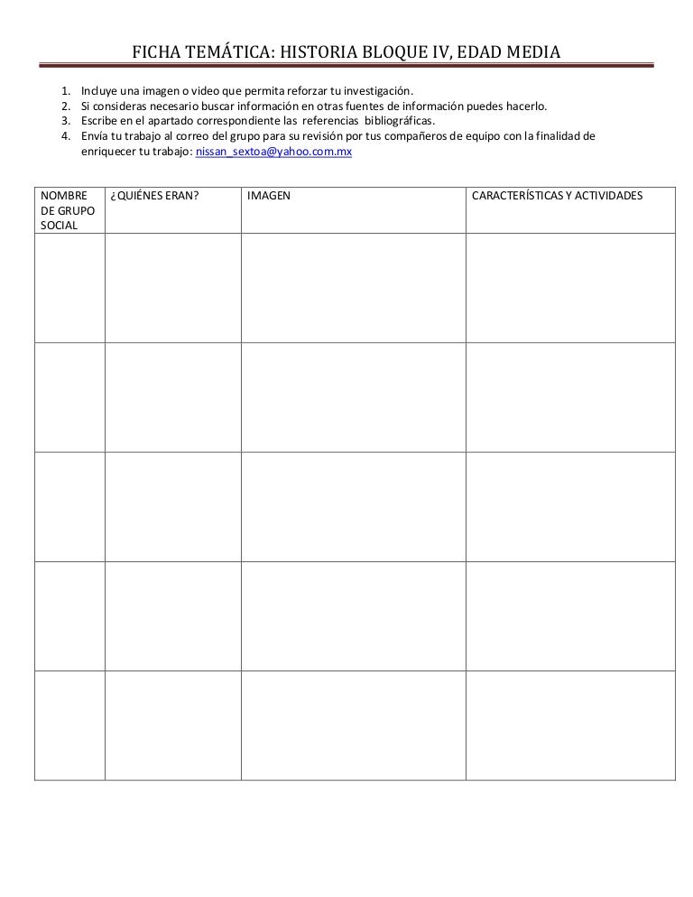 Ficha tematica historia
