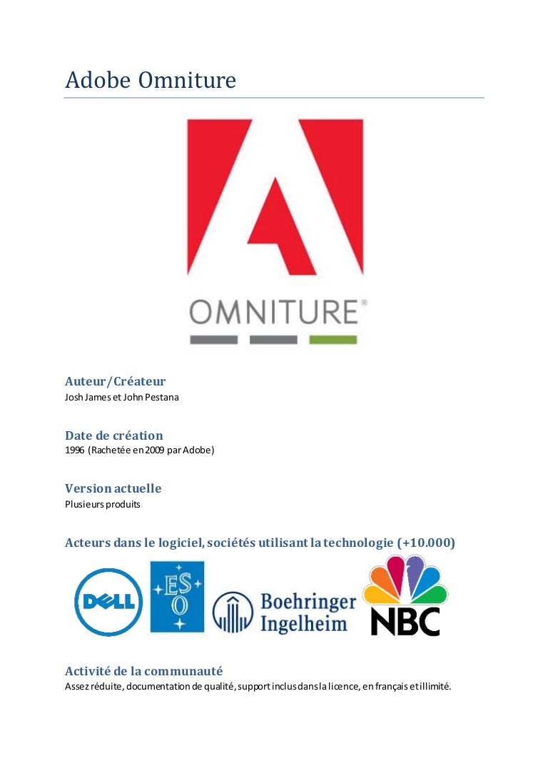 Solution analytics Adobe Omniture