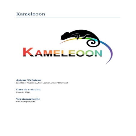 Solution Analytics : Kameleoon