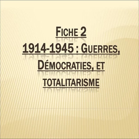 L’Europe en 1914 | PPTX
