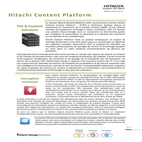 Hitachi Content Platform