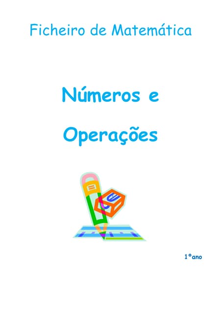 Ficheiro de Matemática 1º ano