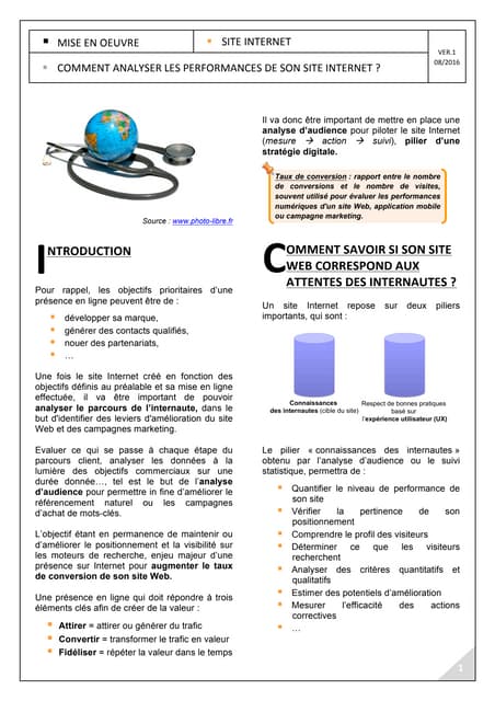 Comment analyser les performances de son site Internet ?