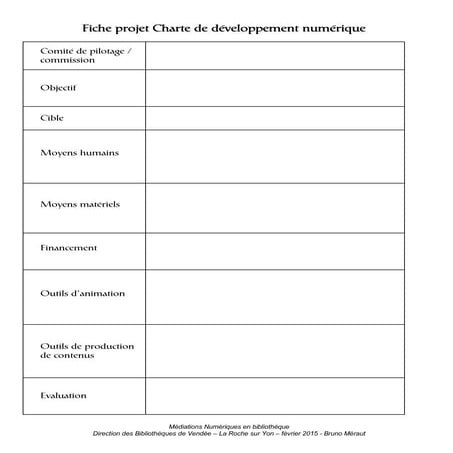 Fiche Projet Vierge : Modèle de fiche projet sous Word – GQNFRO