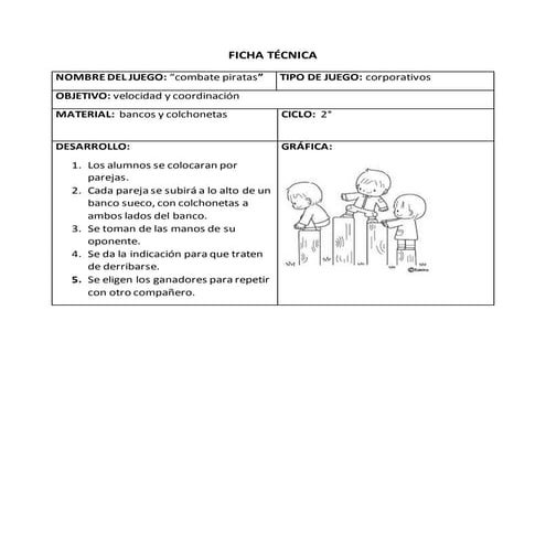 Fichero de juegos educación física para imprimir 25