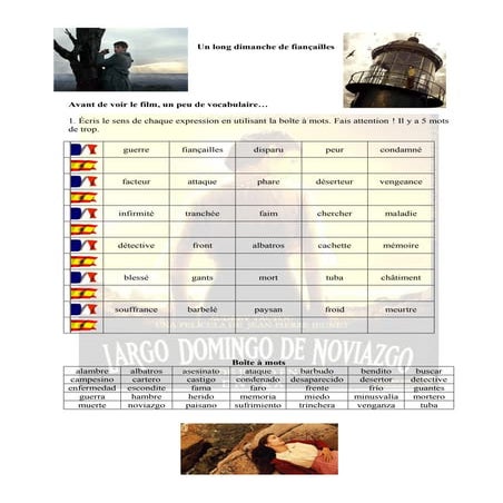 Fiche un long dimanche de fiançailles