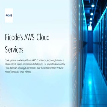Ficode Technologies Private Limited AWS Cloud Computing Services | PDF