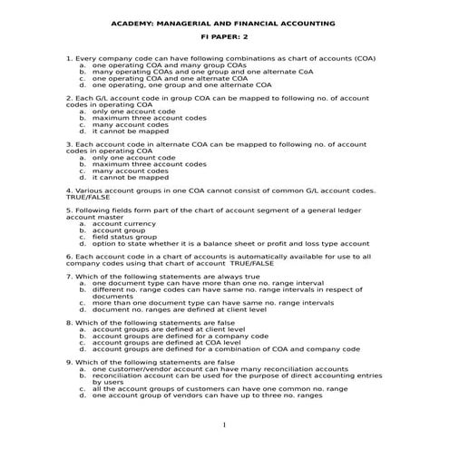 Fico interview questions set 2