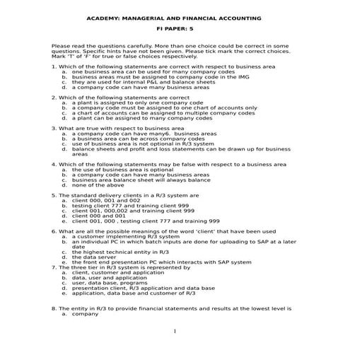 Fico interview questions set 5