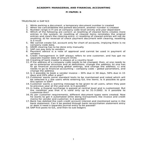 Fico interview questions set 6