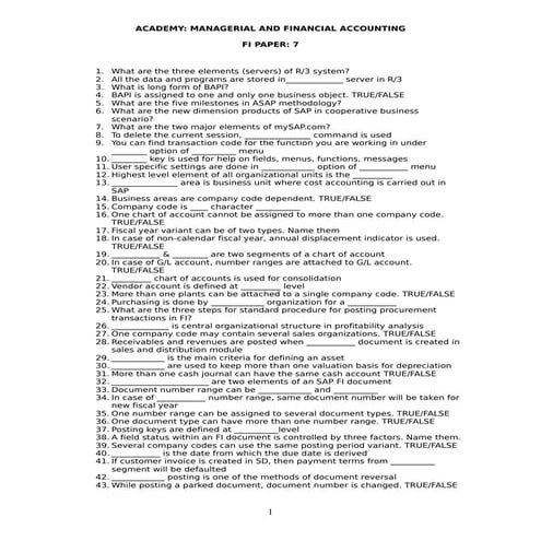 Fico interview questions set 7