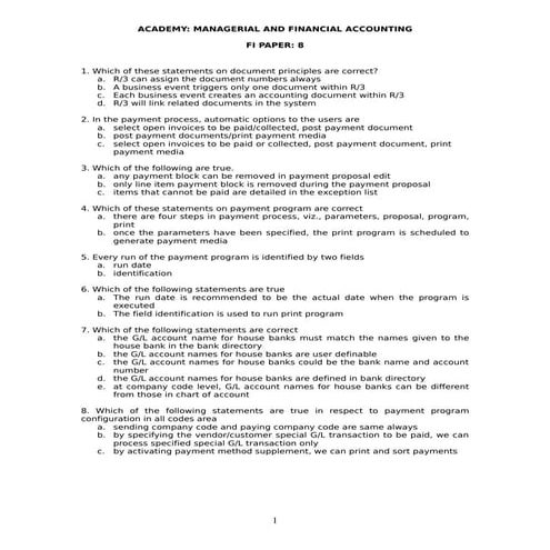 Fico interview questions set 8