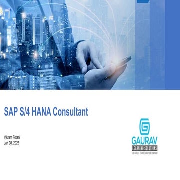 SAP S FOR HANA  FI CONSTUTANT, THISI IS GOOD HAND WRITTEN DOCUMENT