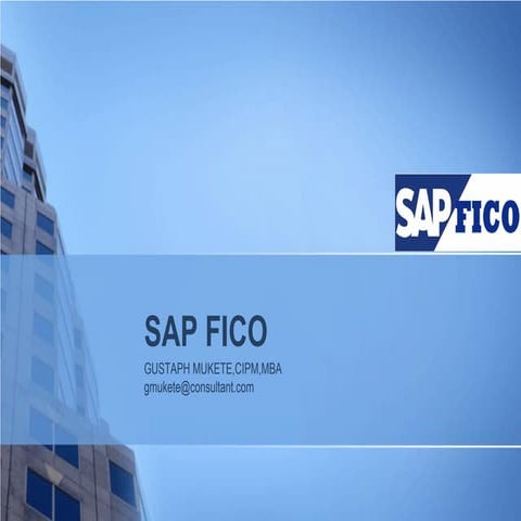 SAP FICO-Profit center accounting