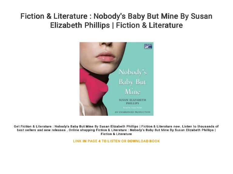 nobody's baby but mine read online