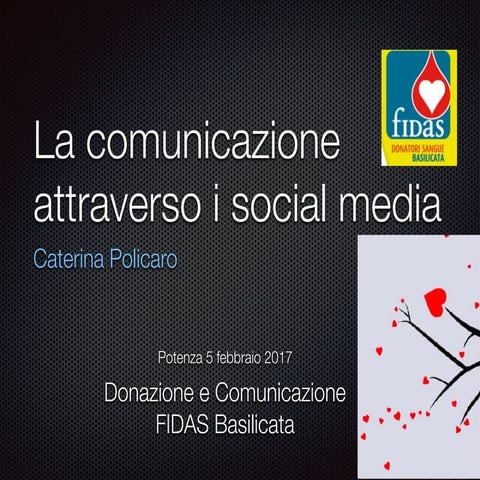 La comunicazione attraverso i social media