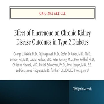 Fidelio, Effect of finerenone on chronic kidney disease outcomes in ...
