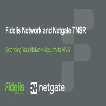 Extending Your Network Cloud Security to AWS