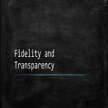 Fidelityandtransparency translation