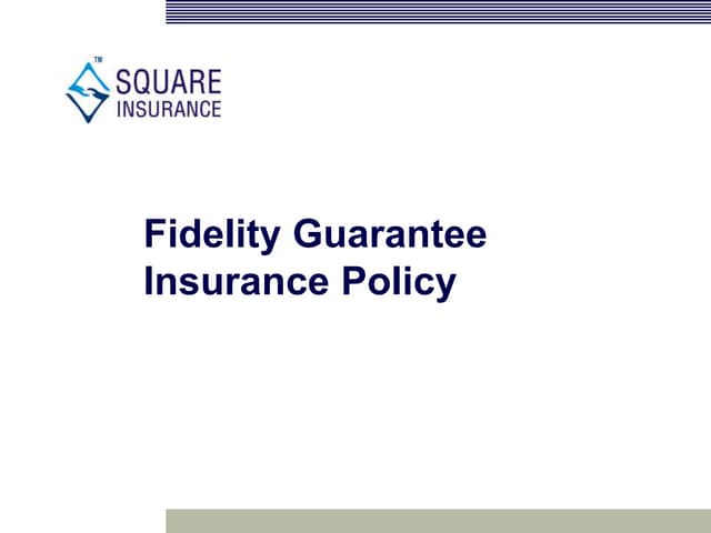 Industrial All Risk insurance Policy IAR | PPTX