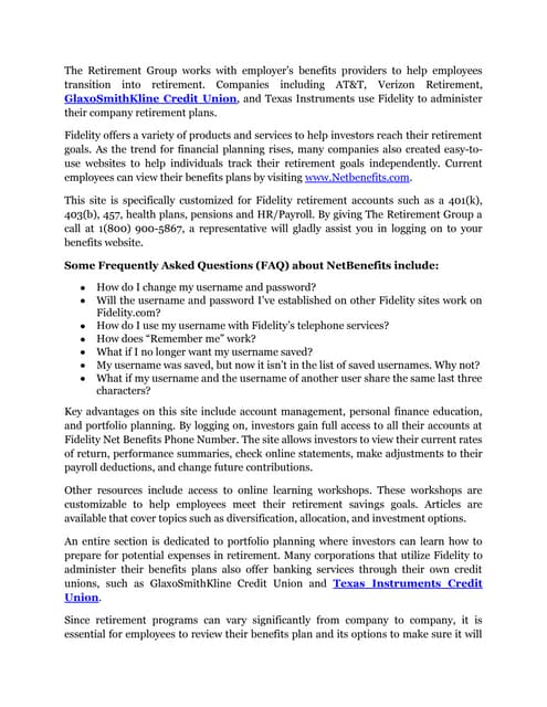 Ge fidelity net benefits