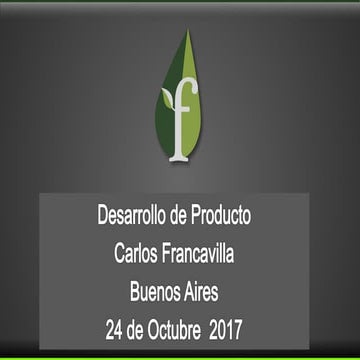 Product Development - Sesion del Founder Institute Buenos Aires