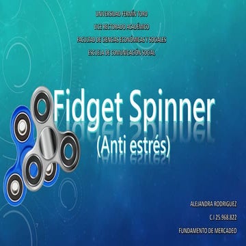 Fidget spinner | PPTX