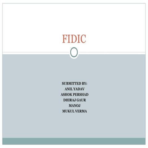 Fidic law1