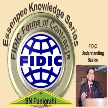 #FIDIC Understanding Basics# By SN Panigrahi