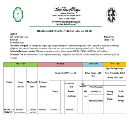 FIDP-EARTH SCIENCE 2024-2025 .docx a curriculum guide for Teachers