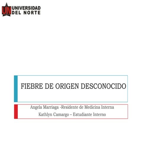 Fiebre de origen desconocido