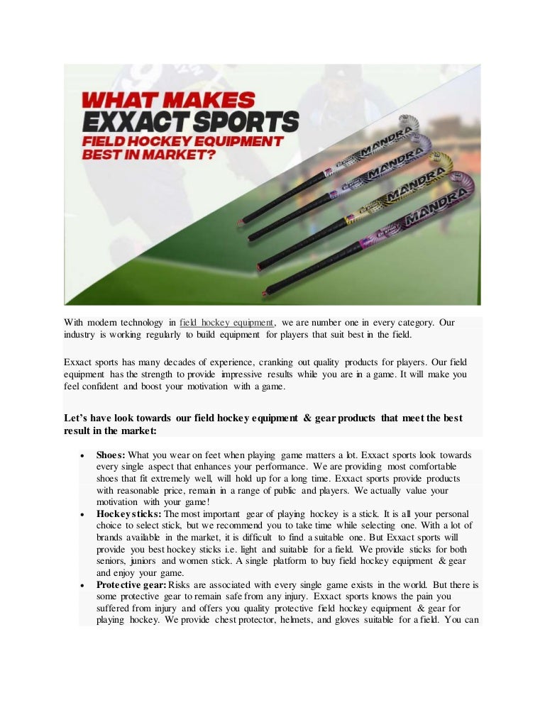 Field hockeyequipmentgearinmarket