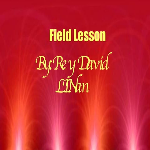 Field Lesson 6th Grade | PPT