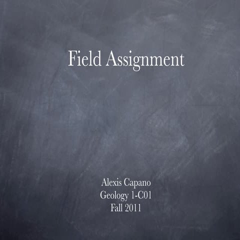 Field assignment