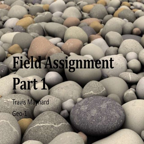 Geol3 field assignment | PPTX