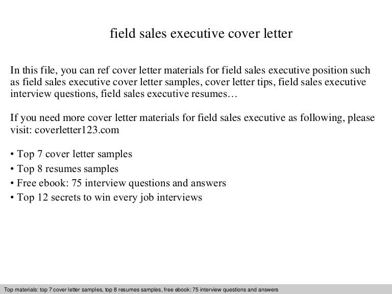 field sales executive cover letter sales executive cover letters