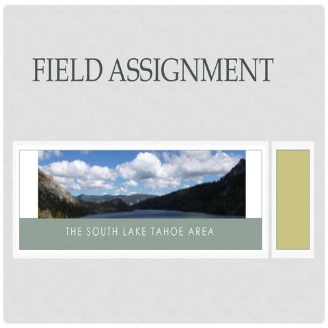 Field assignment