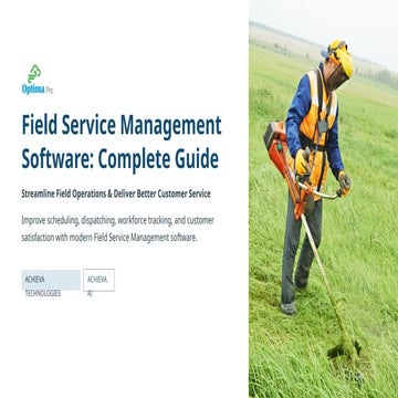 Increase ROI Using a Field Service Management System.pptx
