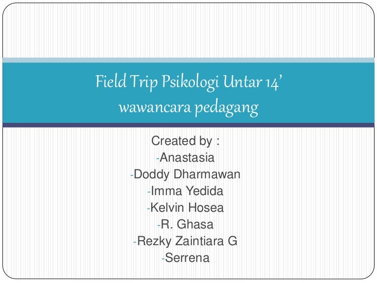Wawancara Pedagang Kamp Betawi