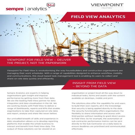 Field View Analytics - Sempre Analytics | PDF
