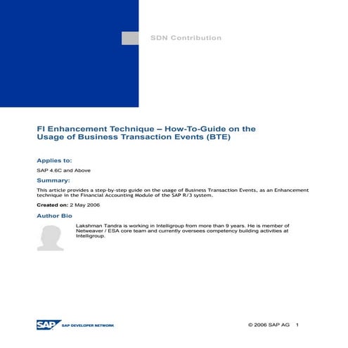 Fi enhancement technique   how-to-guide on the usage of business transaction ...