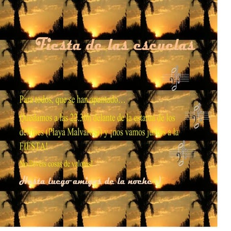 Fiesta de las escuelas