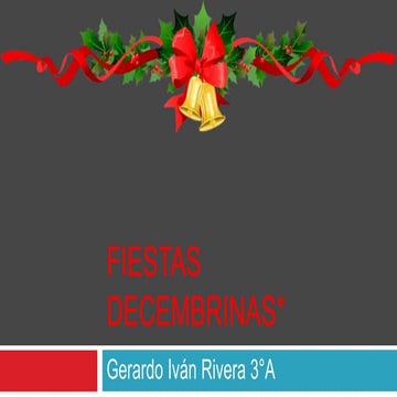 Fiestas decembrinas