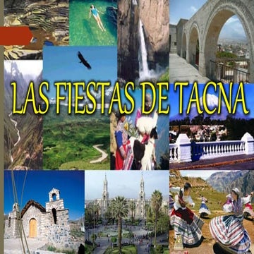 Expresiones artísticas culturales de tacna