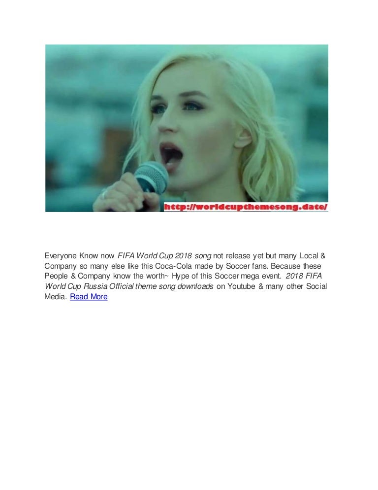 Fifa World Cup 2018 Theme Song Download